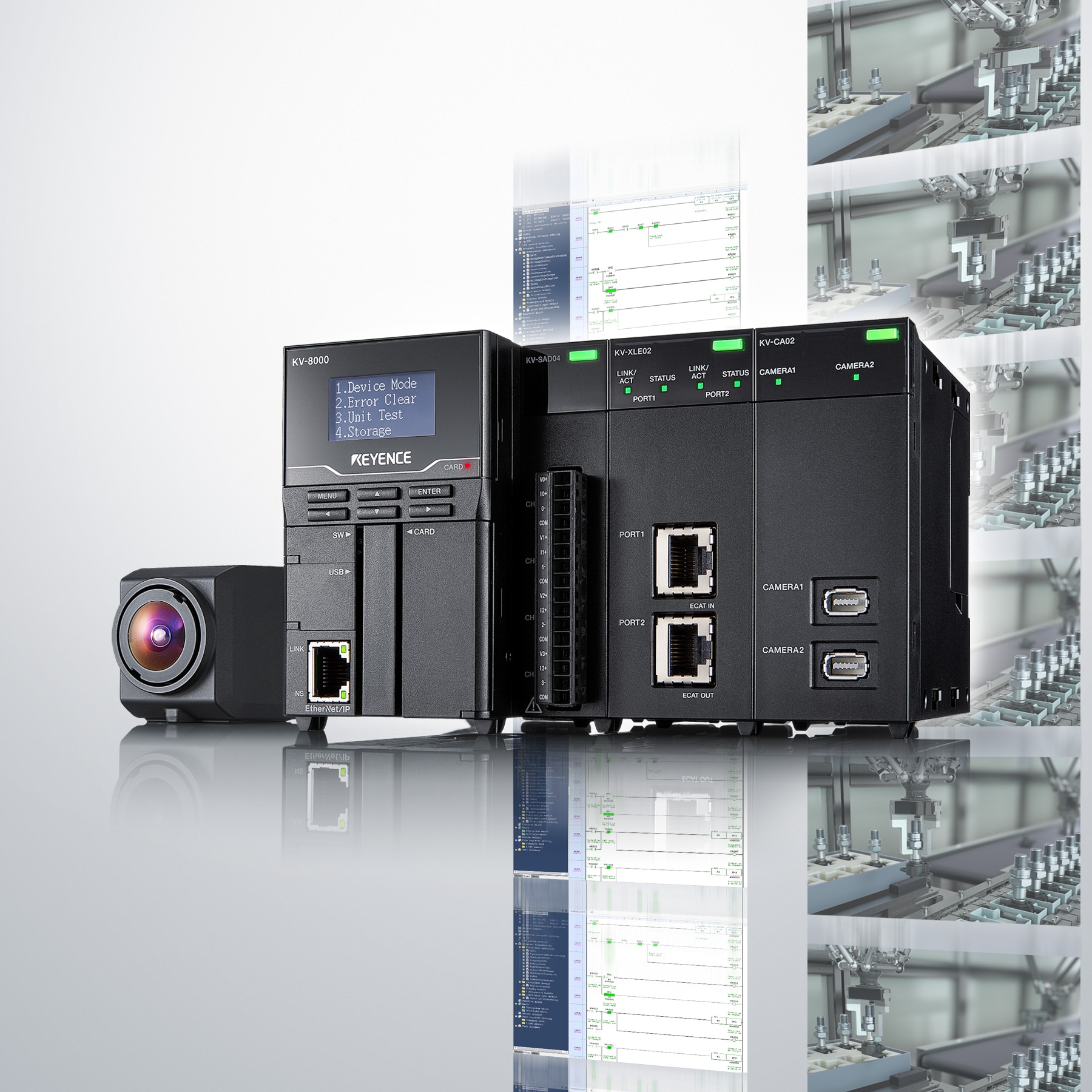 Programmable Logic Controller - KV-8000 series | KEYENCE Malaysia