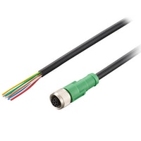 OP-87582 - Oil-resistant Power Cable, Straight, 2 m